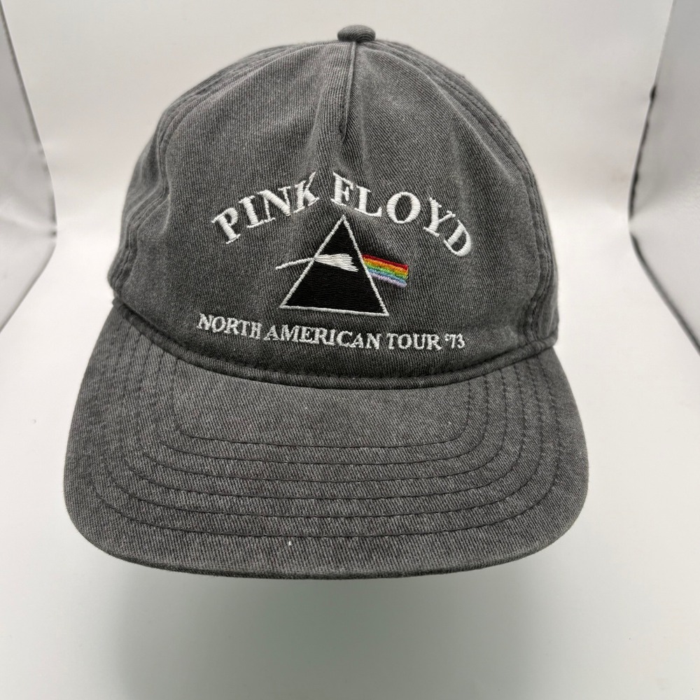 Pink‎ Floyd North American Tour 73 Baseball Cap Gray Officially Licensed OSFM